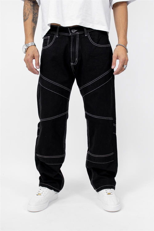 Jeans Black recortes 