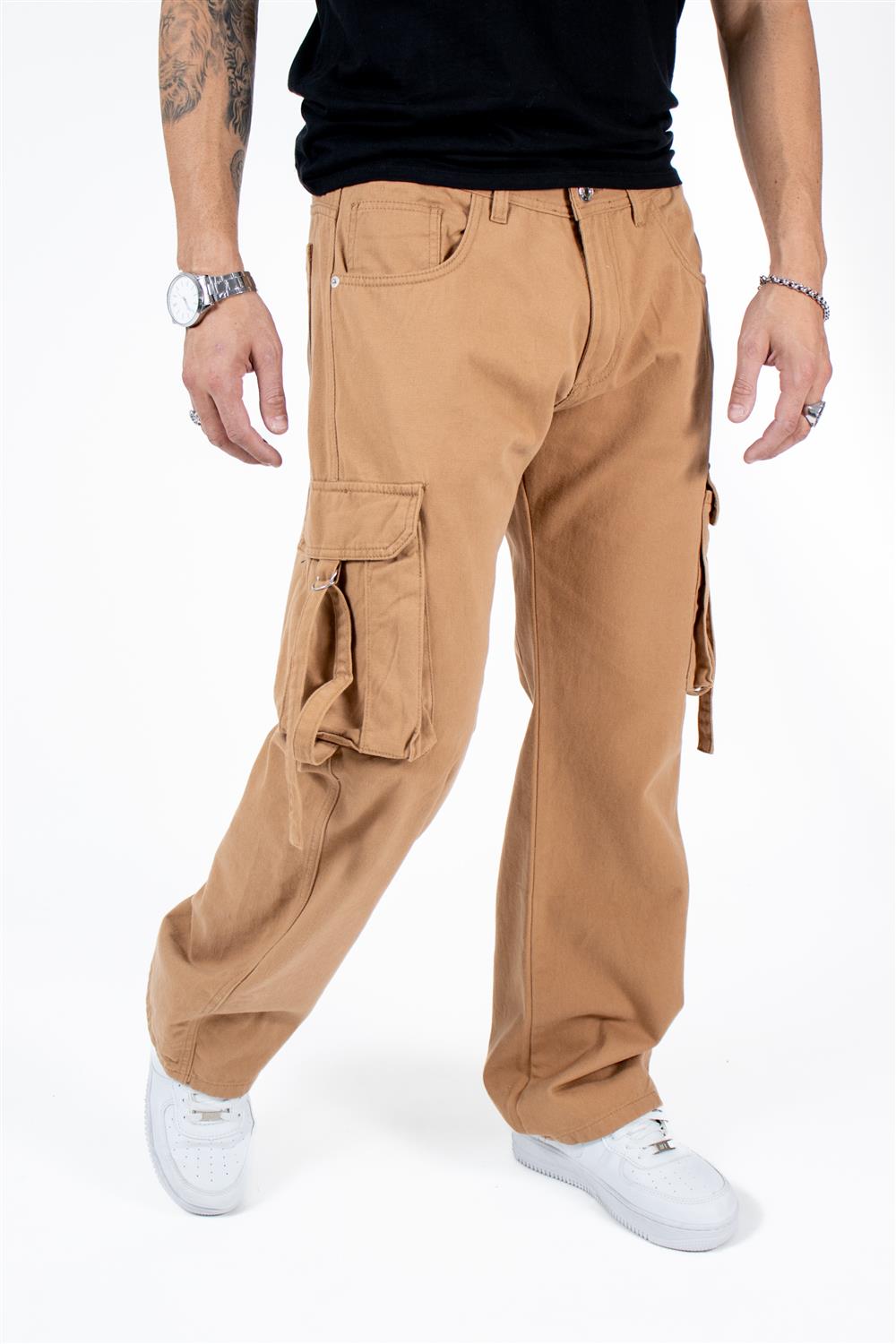 616 JEANS CARGO GABARDINA 