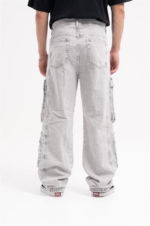 147 Jeans Baggy Greey con cierre 