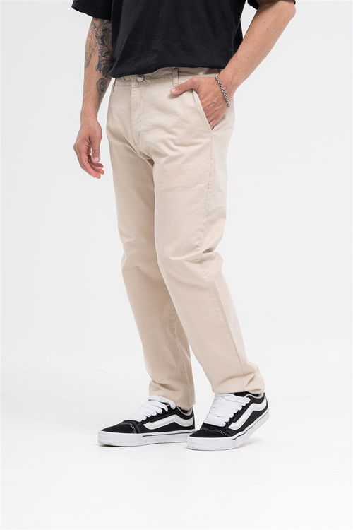 224 - PANTALON CHINO DE GABARDINA BEIGE