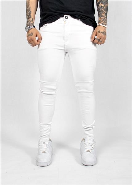 308b-Jeans Blanco 
