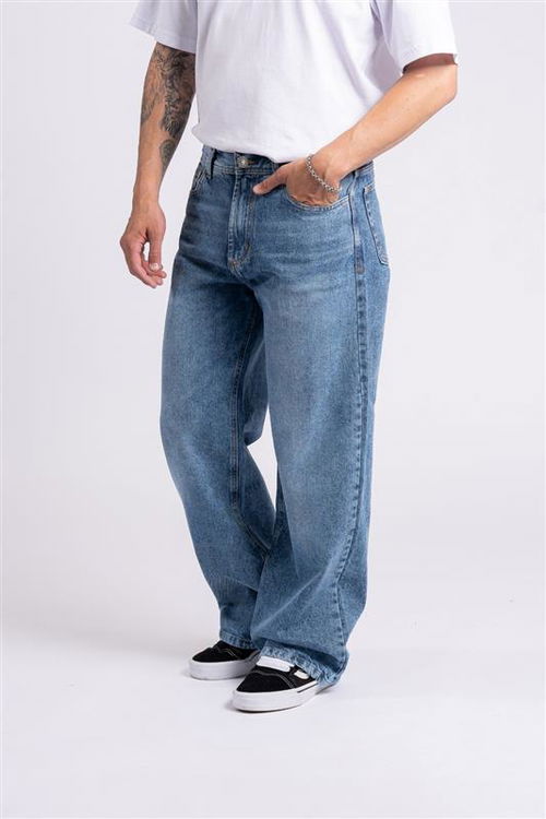 125 B Relaxed fit azul nevado 