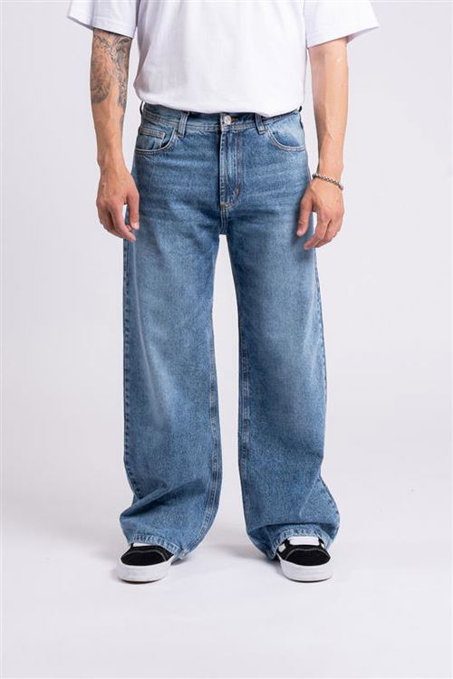 125 B Relaxed fit azul nevado 