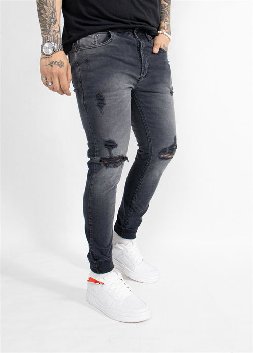 918 JEANS CHUPIN GRIS ROT