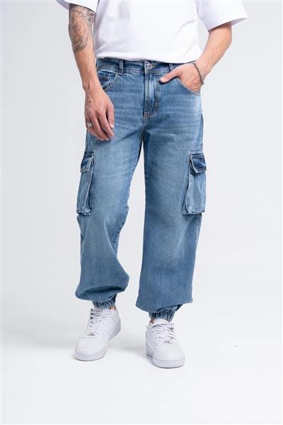 174 A Jogger cargo azul 
