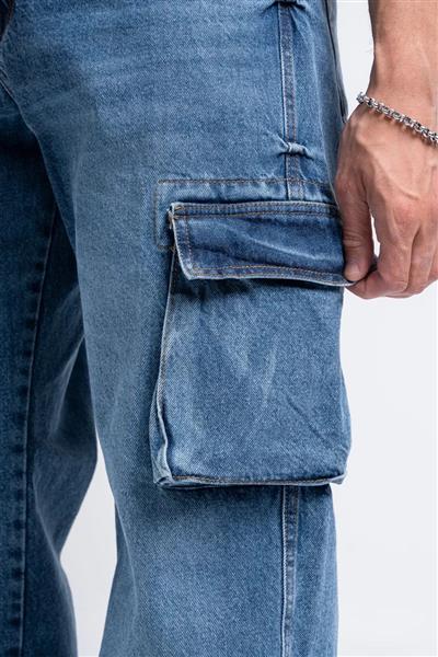 174 A Jogger cargo azul 