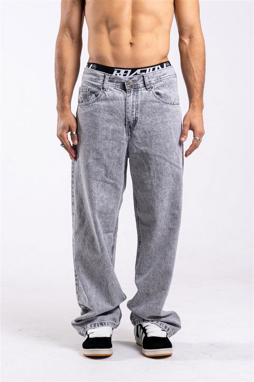 309 jean wide leg GRIS NEVADO 