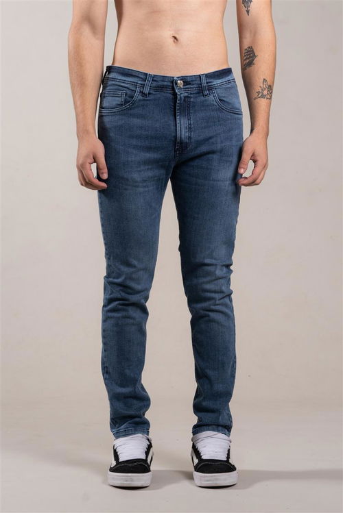 245 - SKINNY TERRY BLUE