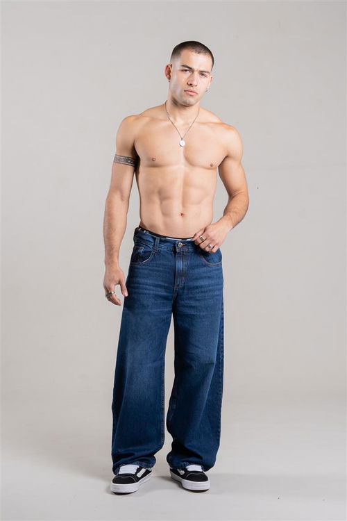330 JEANS BLUE WIDE LEG