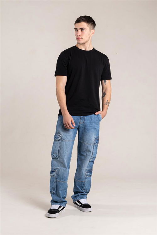 321 JEANS CARGO CON RECORTE 