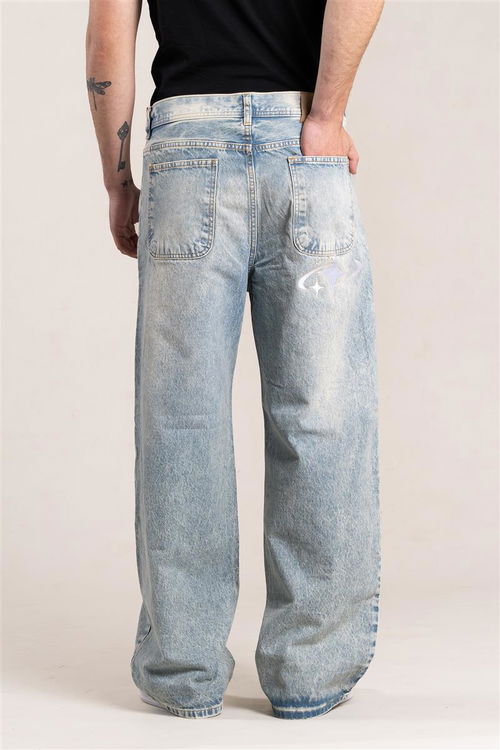 332 JEANS OXIDO CON BORDADO 